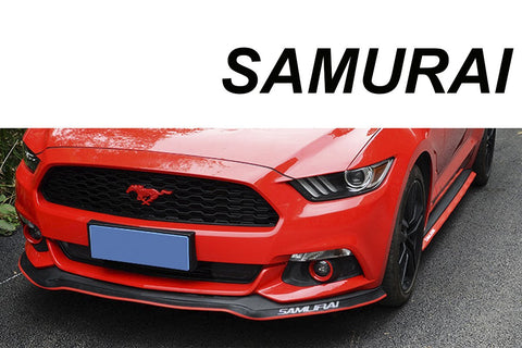 1x Front Bumper Lip Universal Splitter Chin Spoiler Racing Sporty Body Kit Trim (8ft)