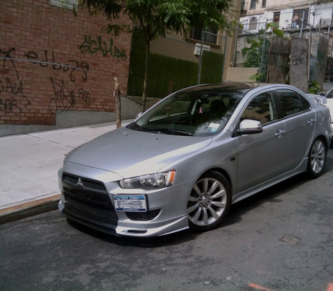 1 Set Front Tow Hook License Plate Bumper Mounting Bracket Fit Mitsubishi Lancer Evolution Evo X …