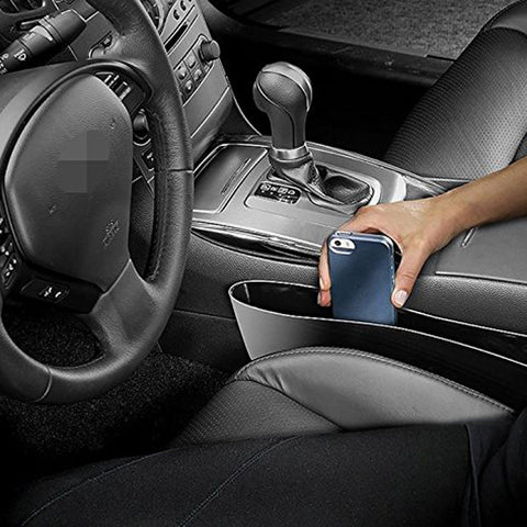 2 Pieces Car Seat Seam Bag Storage Organizer Holders Phone Auto Accessories