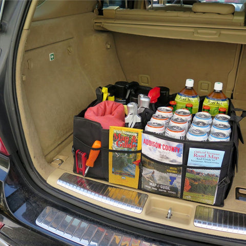 Car Trunk SUV Cargo Organizer Foldable Collapsible Multipurpose Storage Container Box Bag Tool Case