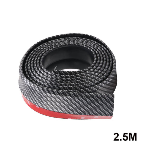 1x Front Bumper Lip Universal Splitter Chin Spoiler Racing Sporty Body Kit Trim (8ft)