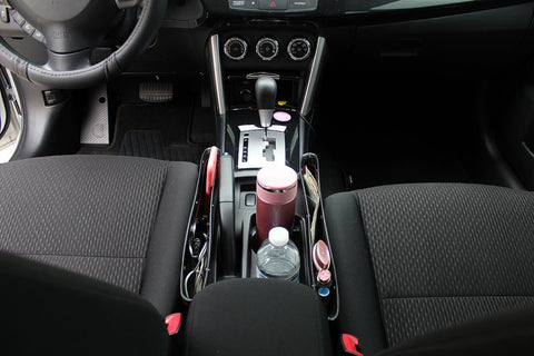 2 Pieces Car Seat Seam Bag Storage Organizer Holders Phone Auto Accessories