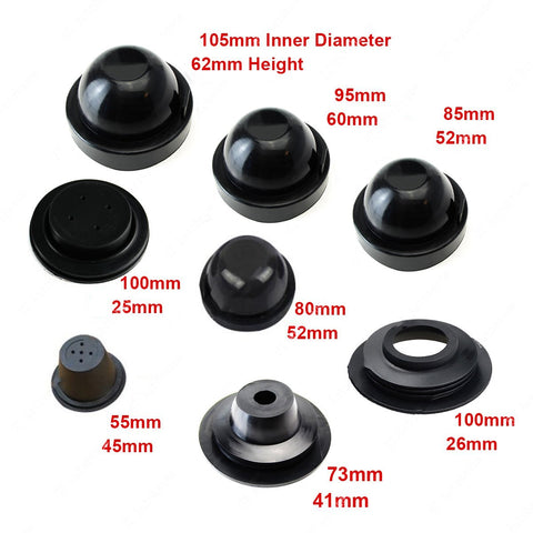 Rubber Housing Dust Seal Caps HID LED Light Aftermarket Headlamp Retrofit