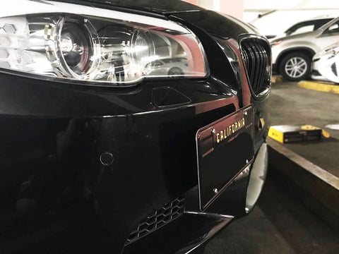 1 Set Front Tow Hook License Plate Bumper Mounting Bracket Fit BMW 1 3 5 Series X5 X6 E36 E82 E88 E90 E91 E92 E93 E70 E71 M3