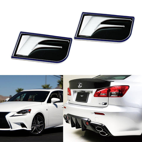 3D Metal F Sport Auto Emblem Body Trunk Lid sticker decal badge for Lexus GS200t IS200t CT200h ES300h ES350 GS F LS600h