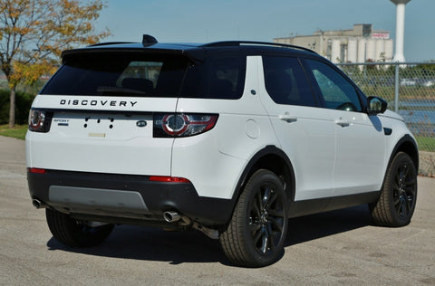 3D Matte Silver or Black Letter DISCOVERY Car Rear Front Badge Emblem Decal Sticker For LAND ROVER Front Hood Rear Trunk