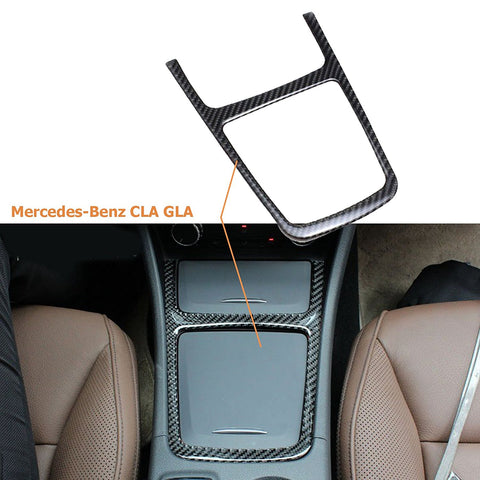 Real Carbon Fiber Interior Trim Stickers For Mercedes Benz 2013-2017 CLA GLA