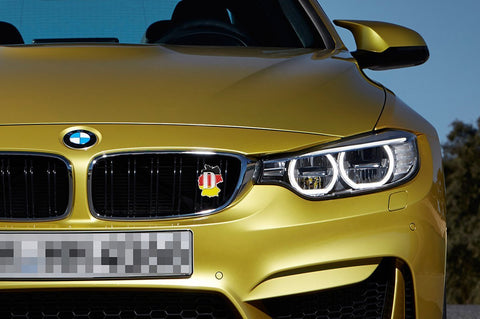 1x Germany Deutschland Map Badge For German Cars Audi BMW Mercedes MINI Mercedes-Benz Porsche Volksawgen Decoration