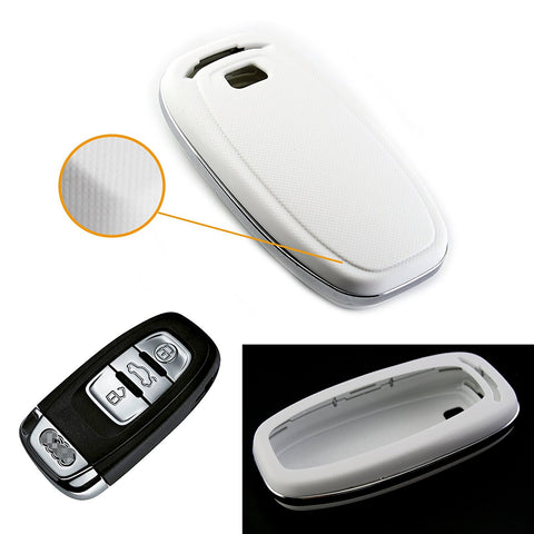 Xotic Tech Keyless Smart Key Fob Shell Cover Case for Audi R8 Q5 Q7 S3 S4 S5 S6 S7 S8 SQ5 RS5 RS7 A4 A5 A6 A7 A8