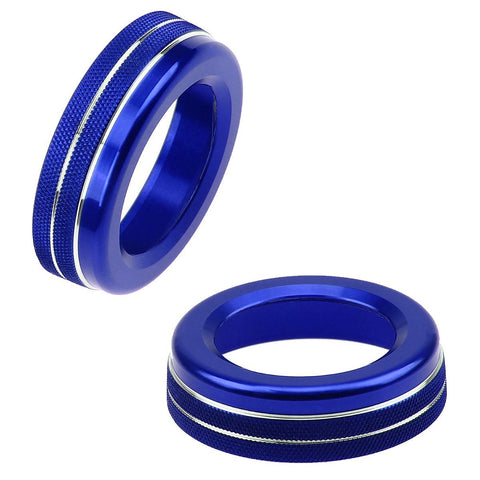 1x JDM Car Stereo Tuner Control Knob Audio Volume Control Decor Ring Cover For Mercedes A B C E S CLA GLA GLK ML GL Class