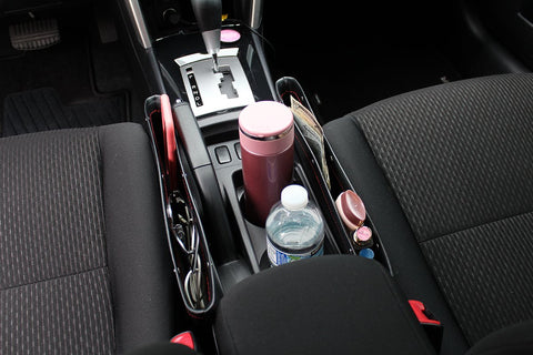 2 Pieces Car Seat Seam Bag Storage Organizer Holders Phone Auto Accessories