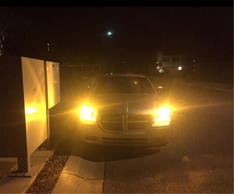 High Power Amber 1156 BA15S LED Bulbs 80W For Car DRL Daytime Running Light, Turn Signal Light, Backup Reverse Brake Stop Light