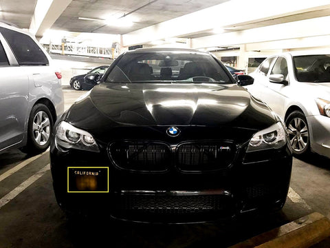 1 Set Front Tow Hook License Plate Bumper Mounting Bracket Fit BMW 1 3 5 Series X5 X6 E36 E82 E88 E90 E91 E92 E93 E70 E71 M3