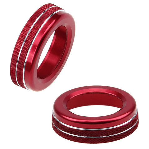 1x JDM Car Stereo Tuner Control Knob Audio Volume Control Decor Ring Cover For Mercedes A B C E S CLA GLA GLK ML GL Class