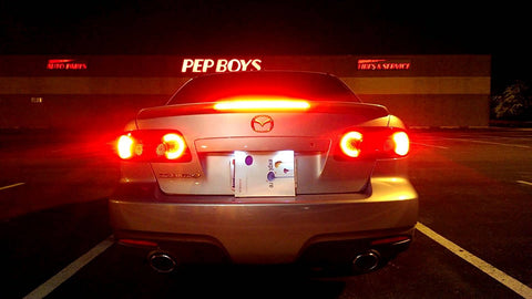 2x 100W Max CREE BAY15D 1157 Super Bright Tail Stop Brake Light LED Bulbs(White/Red/Amber)