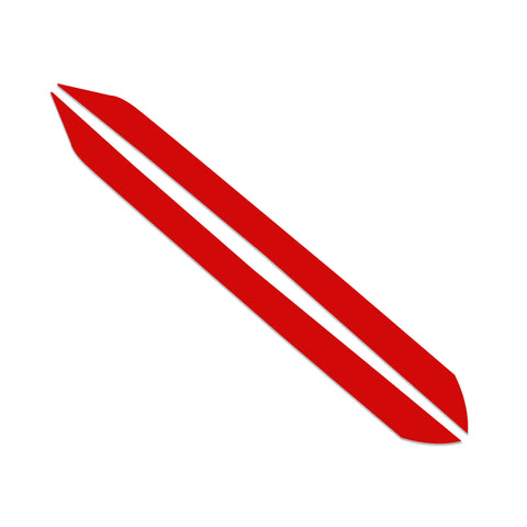 Spears Front Hood Outer Red Pre-Cut Stripe Sticker For Ford F-150 2015-2019 2020