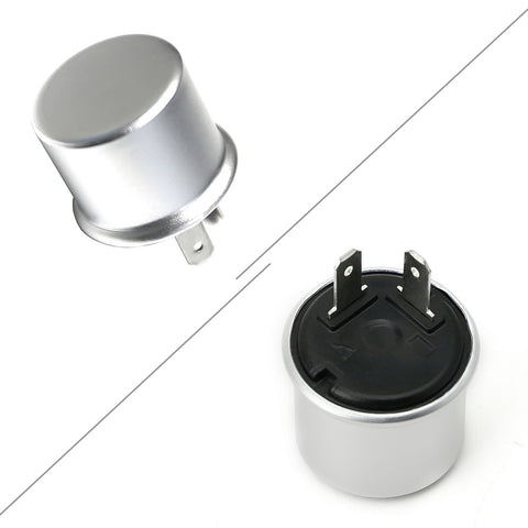 2-Prong 12V Electronic LED Flasher Relay Hyper FIX Motorcycle Turn Signal Bulbs