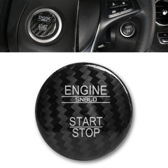 Genuine Carbon Fiber Ignition Start Stop Button Trim For Mercedes B C E Class