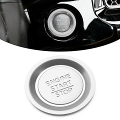 Silver Engine Start/Stop Push Button Molding Trim For Honda Civic 11th Gen 2022+