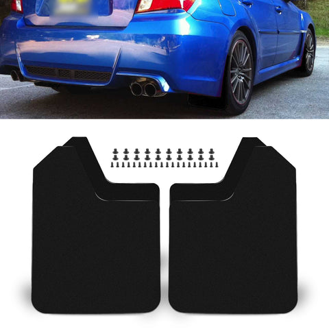 4PCS Front&Rear Black Universal Mud Flaps Splash Guards Fender Mudflap Mudguards