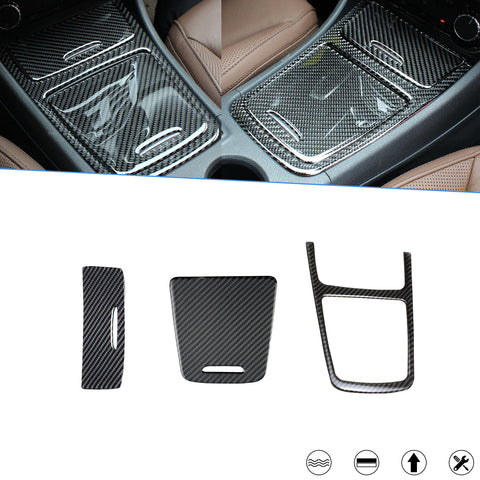 Real Carbon Fiber Interior Trim Stickers For Mercedes Benz 2013-2017 CLA GLA
