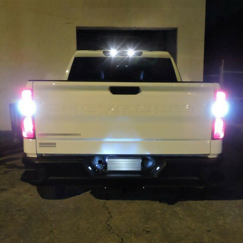 LED High Mount Light + Backup Reverse Light + License Plate Light Combo Kit for RAM 1500 2500 3500 2007-2018