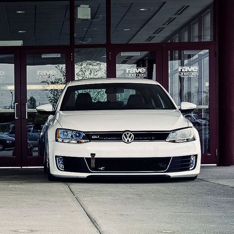 Blue / Black / Red JDM Style Tow Hole Adapter with Towing Strap for Volkswagen Jetta MK6 2011-2018