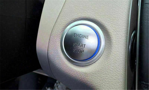 Blue/ Gold/ Red Keyless Key Hole Start Engine Button Decoration Ring for Mercedes Benz C E S R ML GL CLA CLS GLA GLC GLE Class W204 W205 W212 W213 W166 W246 W222 C117 W218 R172 W447 X164 X251