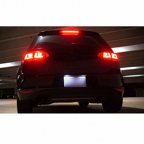 2pcs 1157 / 3157 / 7443 Red 40-SMD LED Flashing Strobe Brake Stop Tail Light Lamp