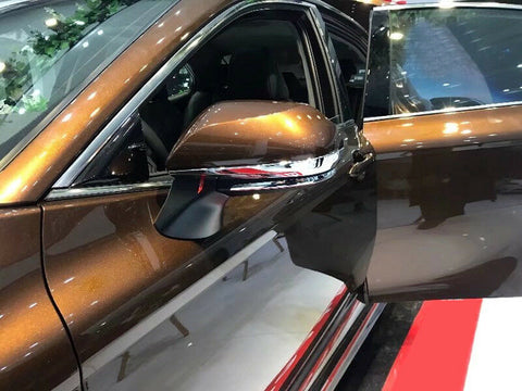 2pcs ABS Chrome Car Side Mirror Trim Rearview Mirror Protective Strip for Toyota Camry 2018-2024