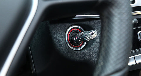 Blue/ Gold/ Red Keyless Key Hole Start Engine Button Decoration Ring for Mercedes Benz C E S R ML GL CLA CLS GLA GLC GLE Class W204 W205 W212 W213 W166 W246 W222 C117 W218 R172 W447 X164 X251
