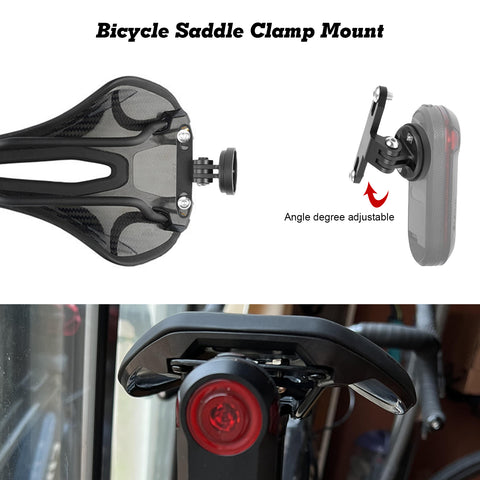 Saddle Clamp Mount for Gopro Camera Garmin Varia Rearview Radar Rear Light, Compatible with S-WORKS SWAT & MOST LYNX - Type B