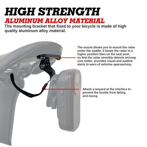 Bike RCT715 Tail Light Mount Combo, Compatible with Most Lynx Saddle S-WORKS SWAT & MOST LYNX - Type B