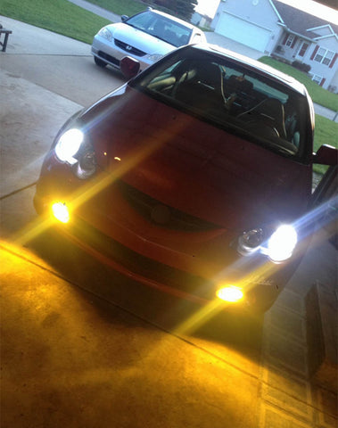 2x 3000K Golden Yellow 880 899 885 884 893 Halogen Fog Light Bulbs DRL Headlight