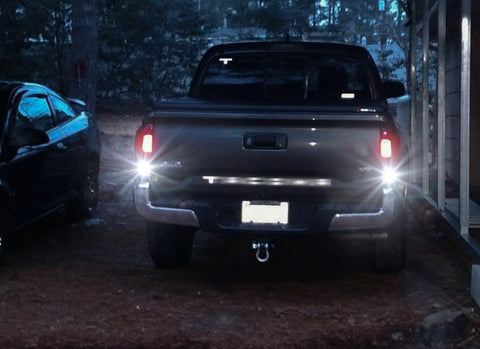 for Toyota Tacoma Tundra 2001-2019 White Error Free LED Backup Reverse Light Bulb, Super Bright 12-SMD 3030 194 168 2825 W5W T10 LED Bulb