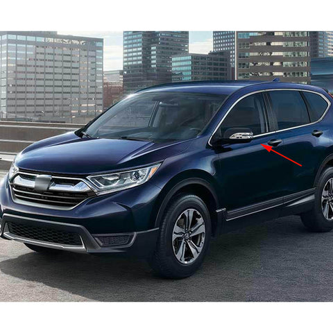 2pcs for Honda CR-V CRV 2017 2018 2019 2020 2021 Rear View Side Door Mirror Stripe Cover Trim, ABS Chrome Rearview Side Mirror Signal Light Frame Cover Molding