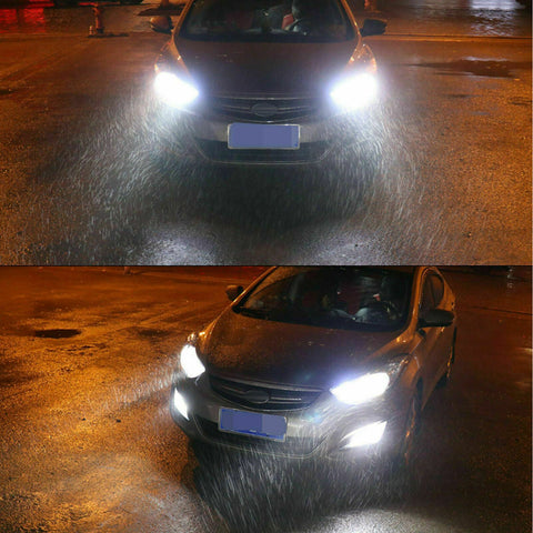 4pcs LED Headlight High Low Beam Bulb White 6000K for Hyundai Elantra GT 2013-2017, Super Bright High Power Full Headlight Package Set