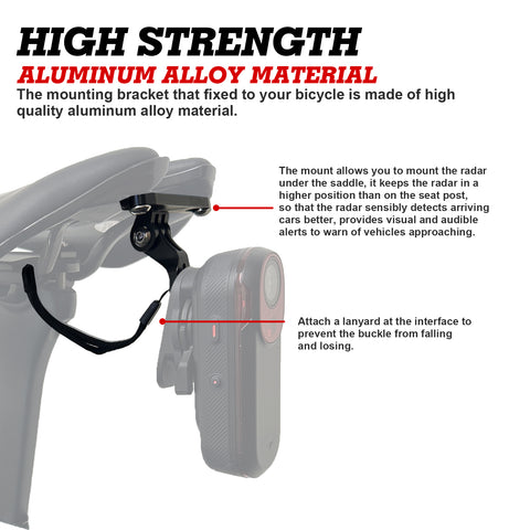 Bike RCT715 Tail Light Mount Combo, Compatible with Most Lynx Saddle