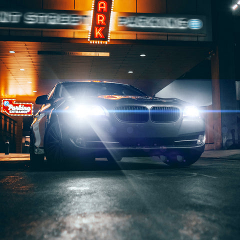 6000K Xenon White LED Headlight Bulb All-in-One Conversion High Low Beam Kit, 6000LM Super Bright Fog Light Replacement