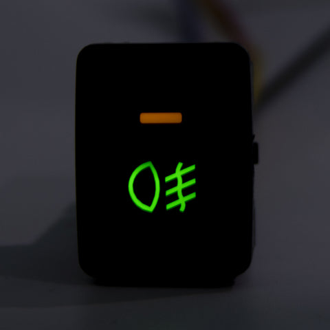 Direct Fit 12V Push Button Switch w/LED Indicator Light For Nissan Murano Sentra