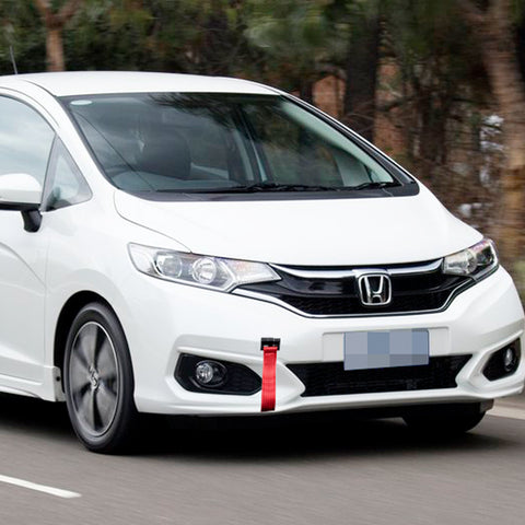 Blue / Black / Red Track Racing Style Towing Strap Tow Hole Adapter for Honda 3rd Gen Fit Jazz 2015-2018, Fit Acura TLX 2015-2018