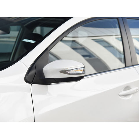 2pcs ABS Chrome Rear View Side Door Mirror Signal Light Frame Cover Trim for Nissan Altima Sentra 2013-2017/ Maxima 2016-2019