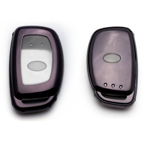 Blue / Black / Red Soft TPU Full Protection Remote Key Fob Case Cover for Hyundai Accent Santa Fe Elantra Tucson 3/4-Button Key