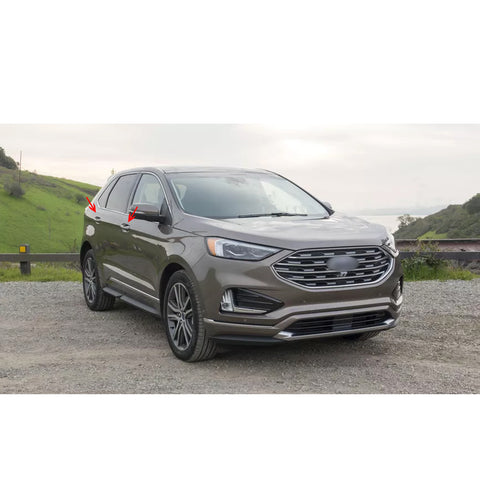 Carbon Fiber Look Side Door Handle Moulding Cover Guard Trim for Ford Edge Fusion Mustang Lincoln MKZ MKX 2007-2010