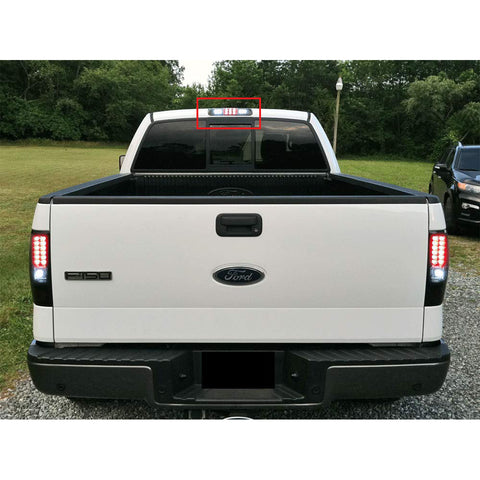 for Ford F-150 2015-2019 LED 3rd Third Brake Light Tail Cargo Lamp, Smoked Lens