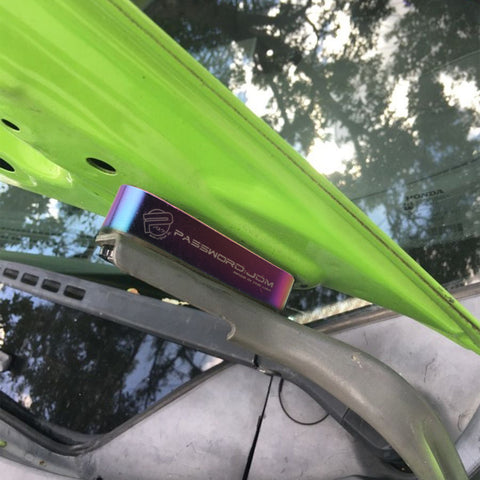 Red / Gold / Blue / Black / Neo / Silver Hood Spacer Riser Kit for Honda Civic Acura Integra, Aluminum Alloy Billet Car Hood Vent Spacer Riser Modification Set