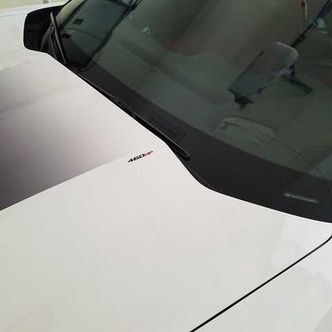 1pcs 460 HP Vinyl Decal Trim Front Hood Decoration Sticker for Chevrolet Corvette C7 Singray Z51