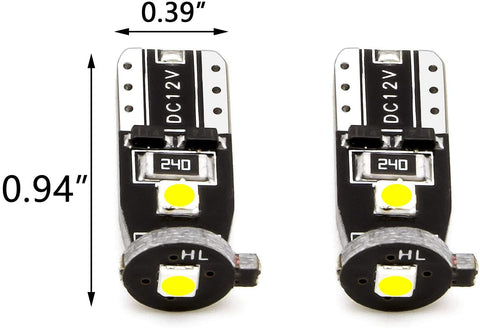 6pcs Xenon White LED Front Fog Light DRL Driving Lamp Package Kit for Cadillac Escalade 2007-2014