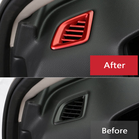 for Honda Accord 2018 2019 Dashboard Air Vent AC Outlet Cover Frame Trim, Red Interior Decoration