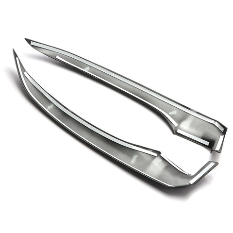 2pcs Black Front Bumper Corner Edge Guard Decor Cover For Toyota Camry 2018-2020